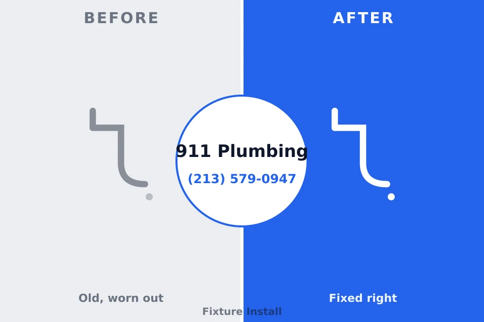 Before and after: plumbing company Grand Mound, WA